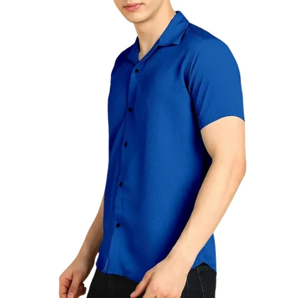 Royal_Blue_Premium_Cotton_Blend_Casual_Shirt_For_Men