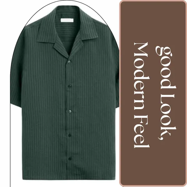 Green_Premium_Corduroy_Long_Shirt_For_Men
