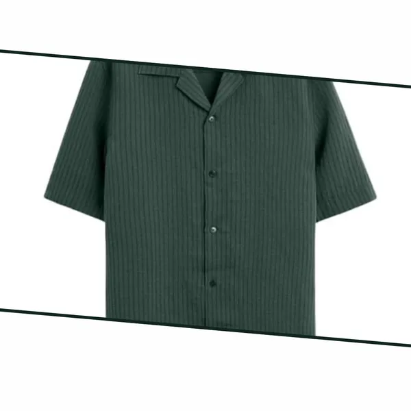 Green_Premium_Corduroy_Long_Shirt_For_Men