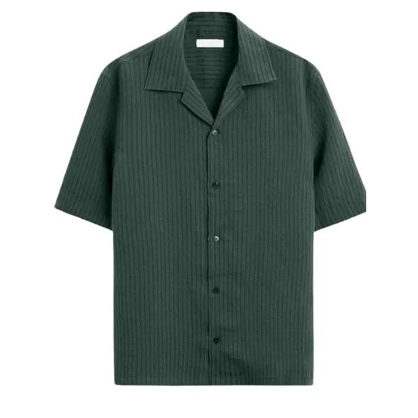 Green_Premium_Corduroy_Long_Shirt_For_Men
