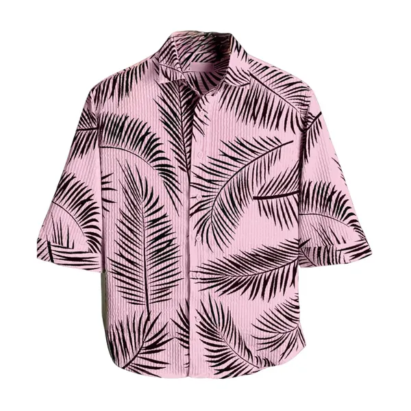 Light_Pink_Premium_Corduroy_Printed_Shirt_For_Men