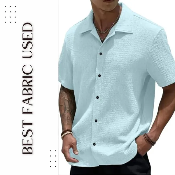 Light_Blue_Premium_Poly_Cotton_Casual_Shirt_For_Men