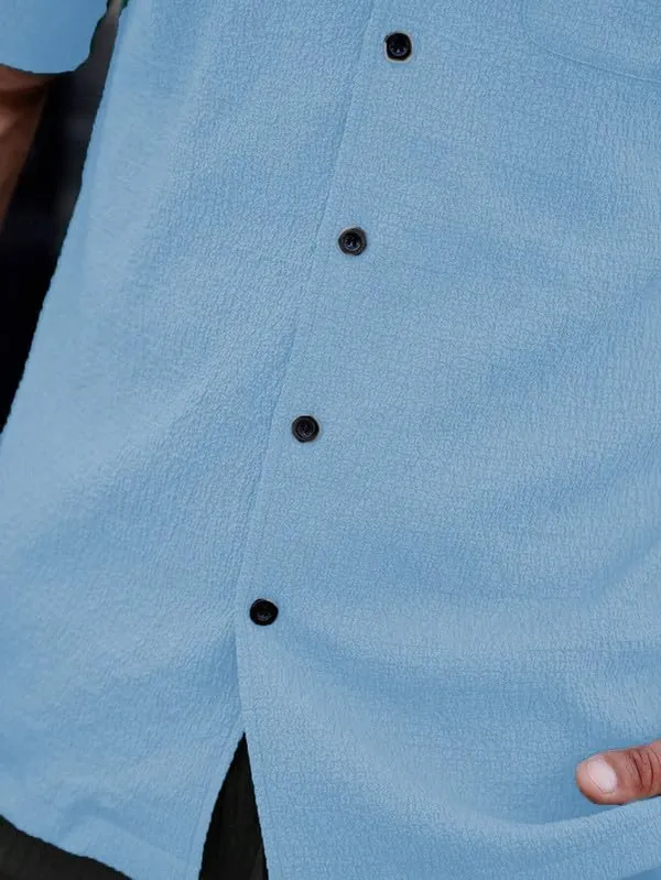 Sky_Premium_Poly_Cotton_Half_Sleeve_Casual_Shirt_For_Men