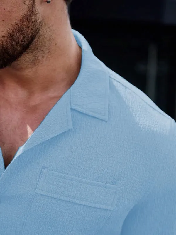 Sky_Premium_Poly_Cotton_Half_Sleeve_Casual_Shirt_For_Men