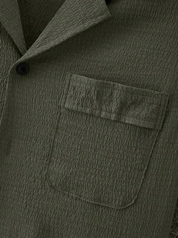 Green_Premium_Poly_Cotton_Half_Sleeve_Casual_Shirt_For_Men