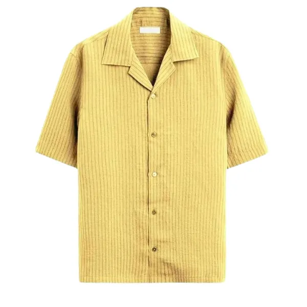 Yellow_Premium_Corduroy_Long_Shirt_For_Men