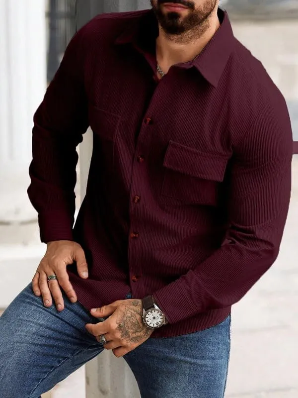 Maroon_Premium_Corduroy_Jacket_For_Men
