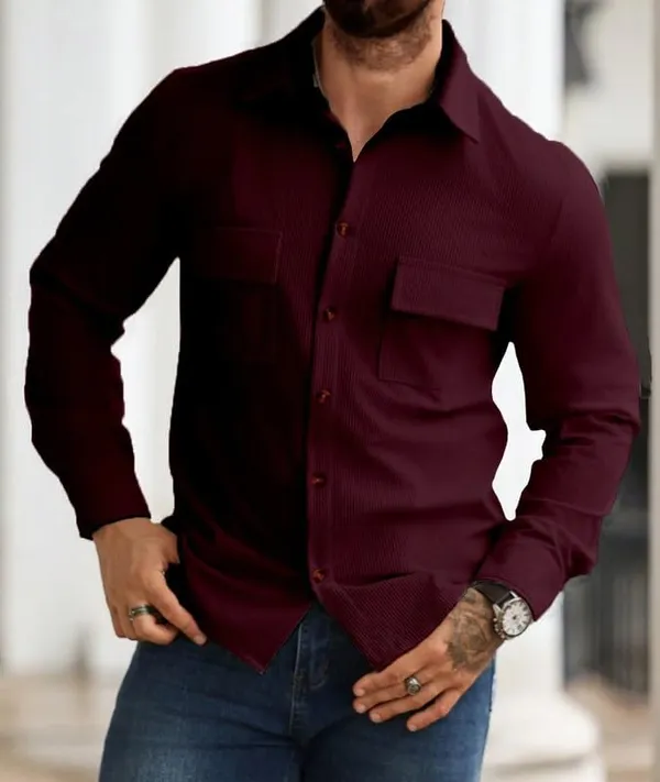 Maroon_Premium_Corduroy_Jacket_For_Men
