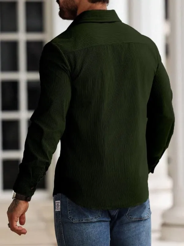 Green_Premium_Corduroy_Casual_Jacket_For_Men
