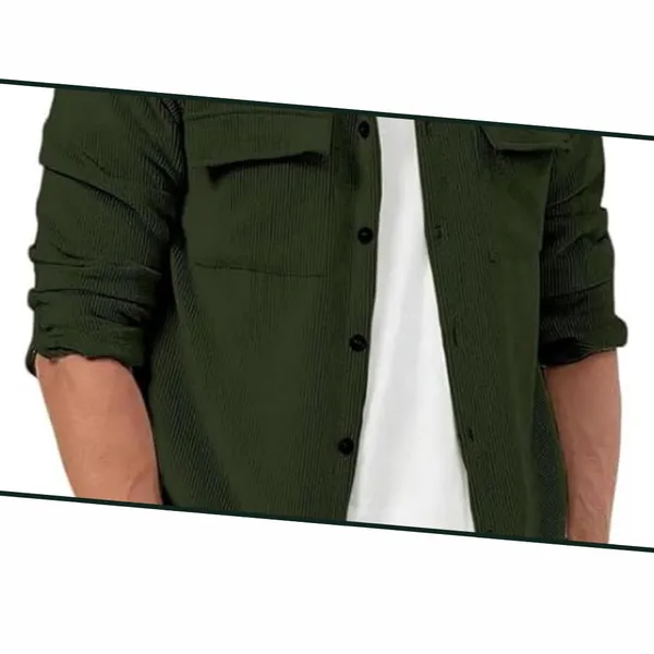 Green_Premium_Corduroy_Casual_Jacket_For_Men