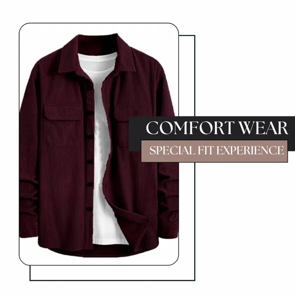Wine_Premium_Corduroy_Casual_Jacket_For_Men