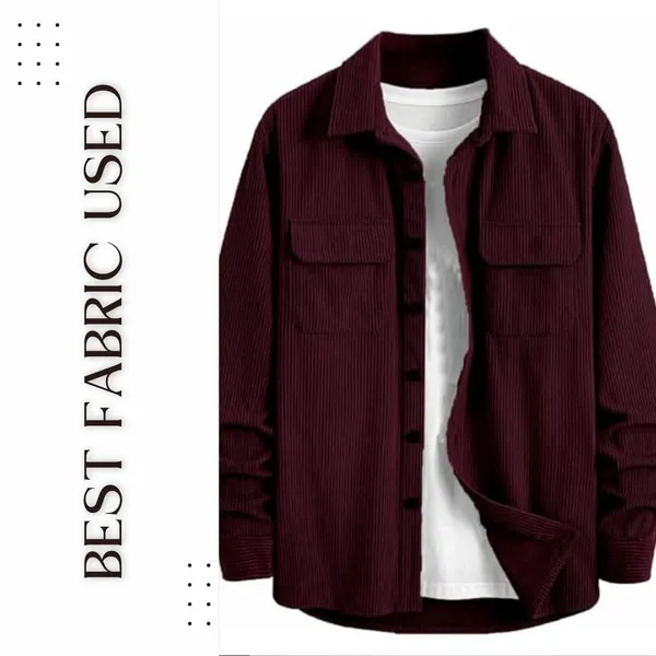 Wine_Premium_Corduroy_Casual_Jacket_For_Men