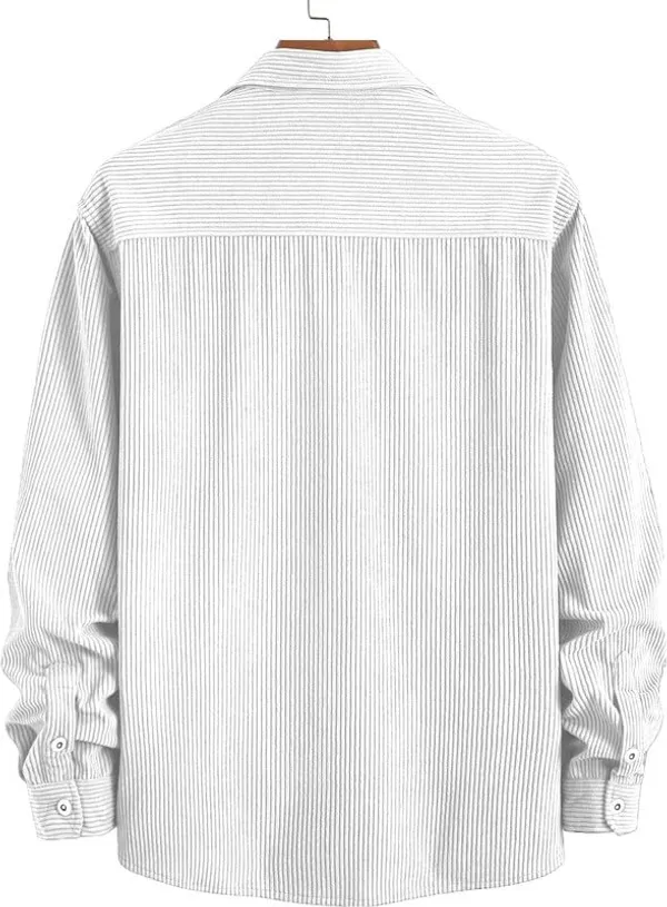 White_Premium_Corduroy_Casual_Jacket_For_Men