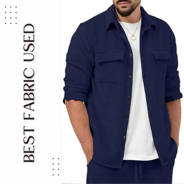 Blue_Premium_Corduroy_Casual_Jacket_For_Men