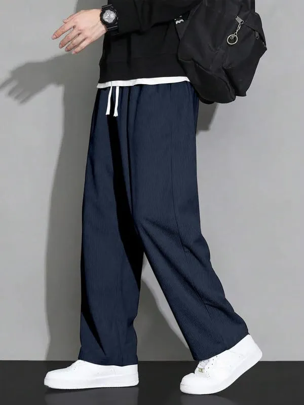 Blue_Premium_Poly_Cotton_Track_Pants_For_Men