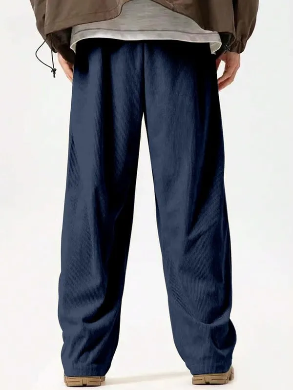 Blue_Premium_Poly_Cotton_Track_Pants_For_Men
