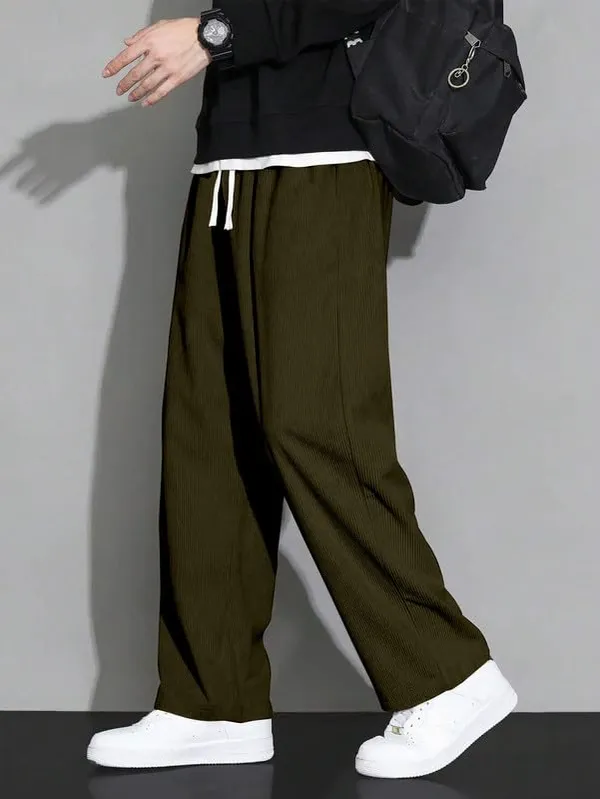 Green_Premium_Cotton_Sports_Track_Pants_For_Men