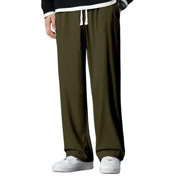 Green_Premium_Cotton_Sports_Track_Pants_For_Men