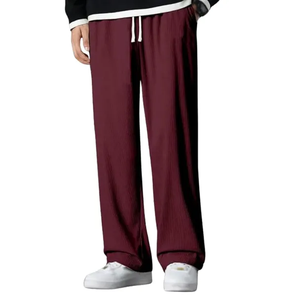 Maroon_Premium_Corduroy_Track_Pants_For_Men