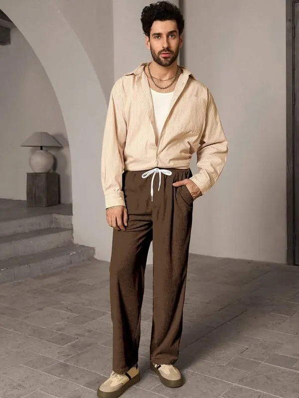 Coffee_Premium_Poly_Cotton_Trousers_For_Men