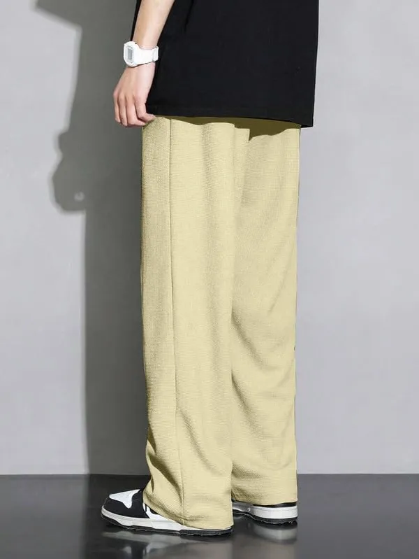Cream_Premium_Corduroy_Track_Pants_For_Men