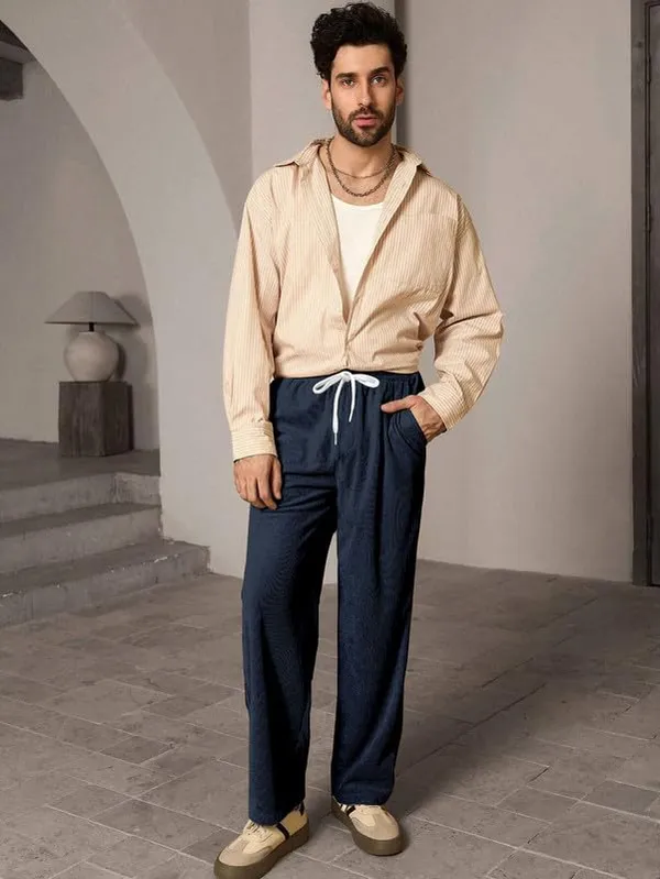 Blue_Premium_Poly_Cotton_Trousers_For_Men