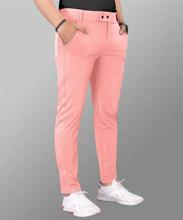 Pink_Premium_Cotton_Casual_Trousers_For_Men