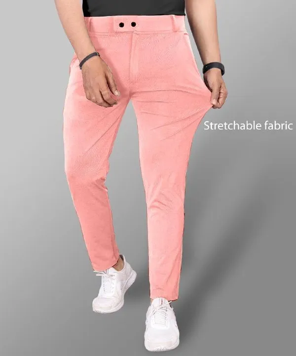 Pink_Premium_Cotton_Casual_Trousers_For_Men