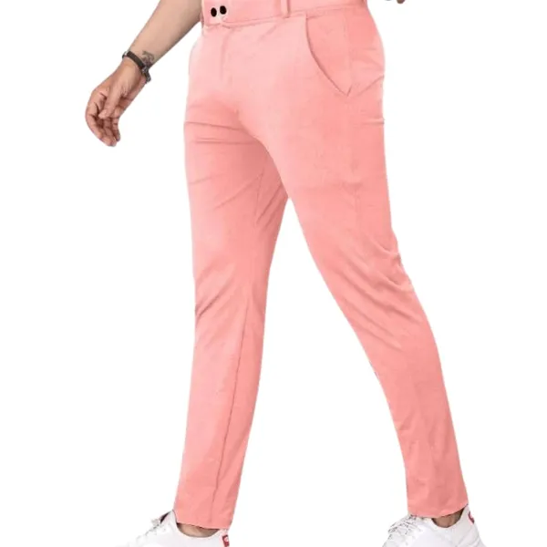 Pink_Premium_Cotton_Casual_Trousers_For_Men