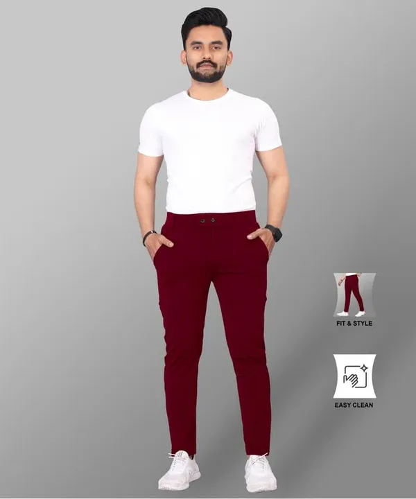 Maroon_Premium_Cotton_Formal_Trousers_For_Men