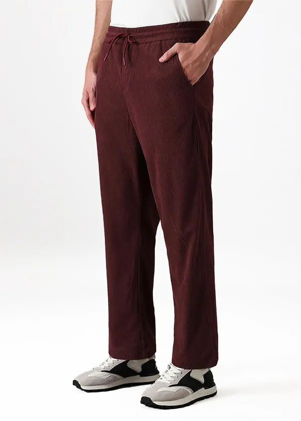 Maroon_Premium_Cotton_Trousers_For_Men