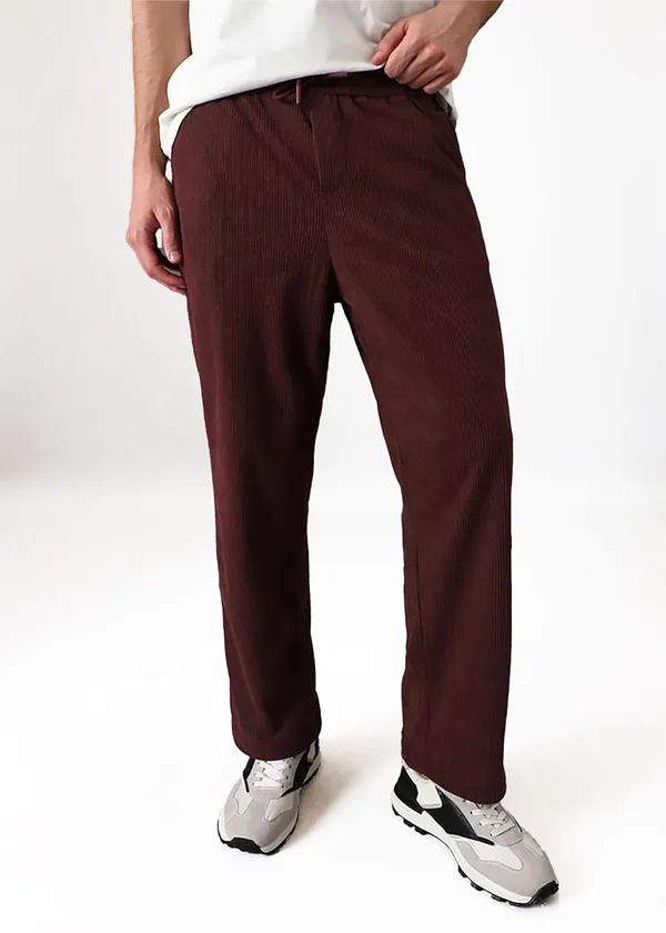 Maroon_Premium_Cotton_Trousers_For_Men