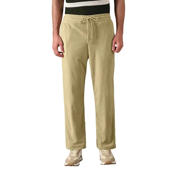 Cream_Premium_Corduroy_Trousers_For_Men