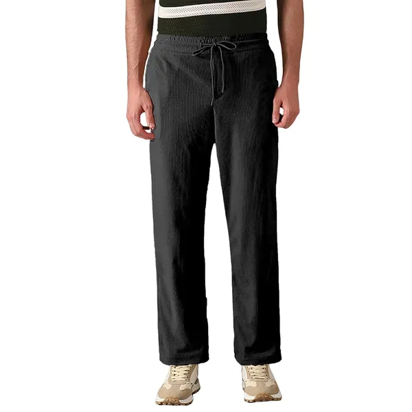 Black_Premium_Poly_Cotton_Casual_Trousers_For_Men