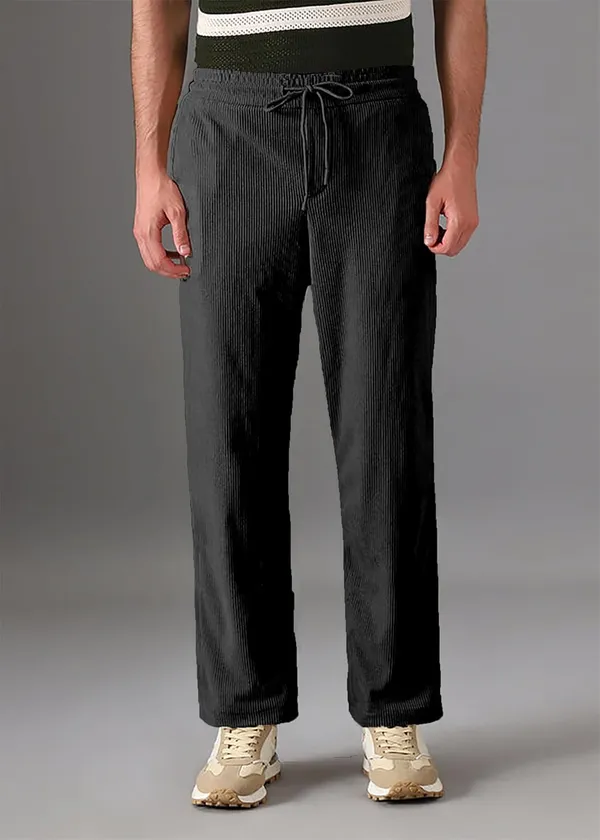 Black_Premium_Poly_Cotton_Casual_Trousers_For_Men
