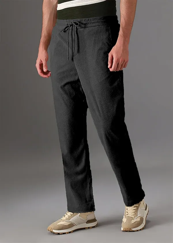 Black_Premium_Poly_Cotton_Casual_Trousers_For_Men