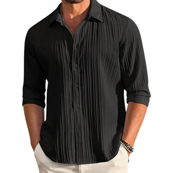 Black_Premium_Pure_Cotton_Popcorn_Shirt_For_Men