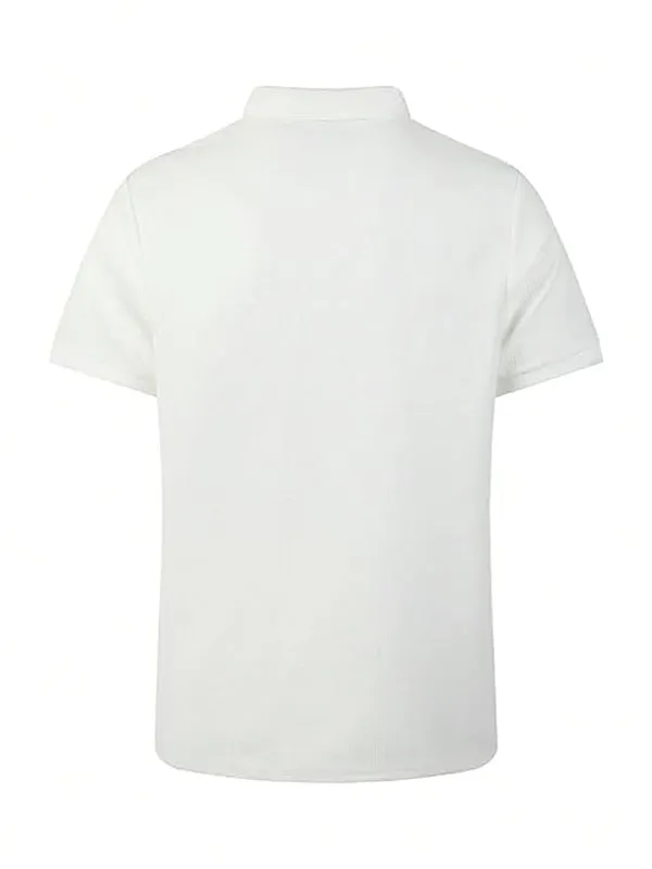 White_Premium_Cotton_Blend_Golf_Polo_Shirt_For_Men
