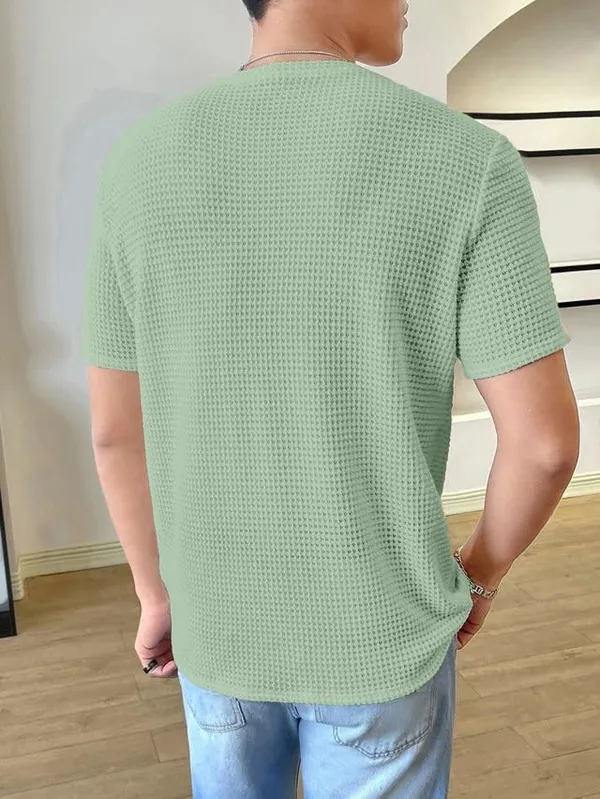 Pista_Premium_Pure_Cotton_Waffle_T-Shirt_For_Men