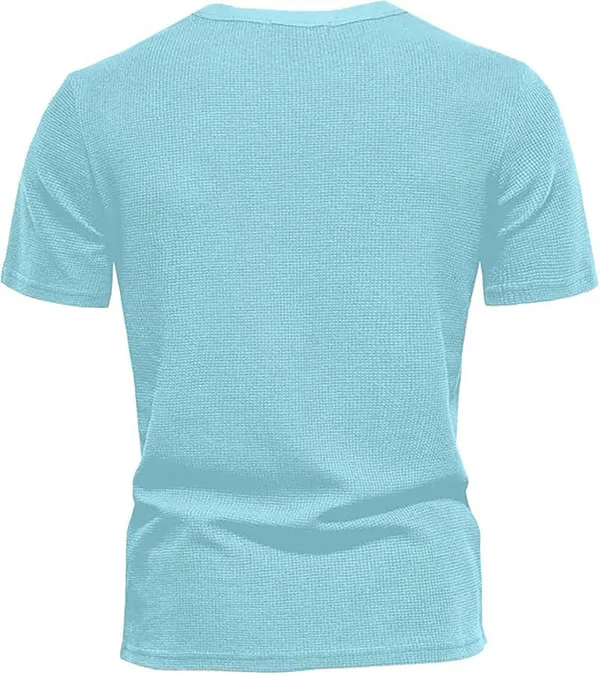 Sky_Premium_Pure_Cotton_Waffle_T-Shirt_For_Men