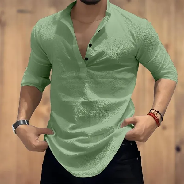 Pista_Premium_Cotton_Kurta_Shirt_For_Men