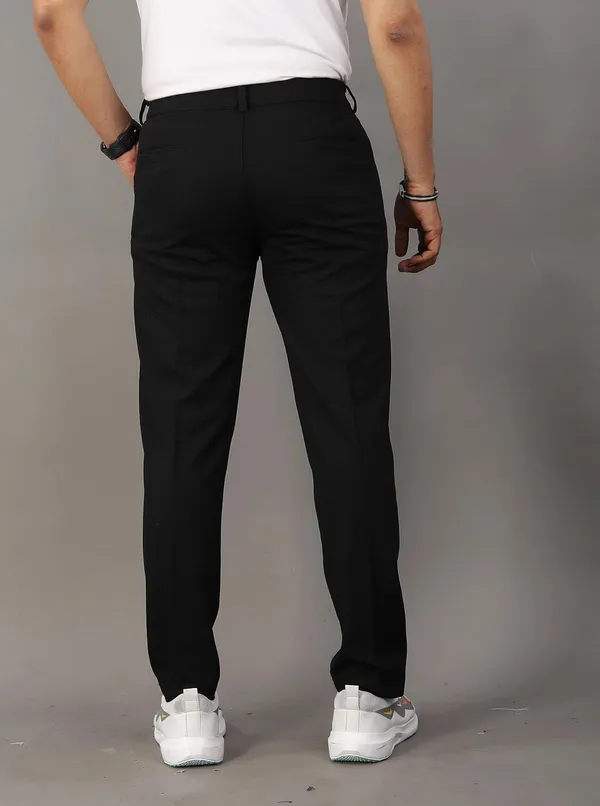 Black_Premium_Pure_Cotton_Slim_Fit_Trousers_For_Men
