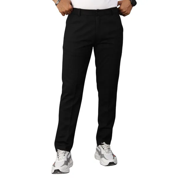 Black_Premium_Pure_Cotton_Slim_Fit_Trousers_For_Men