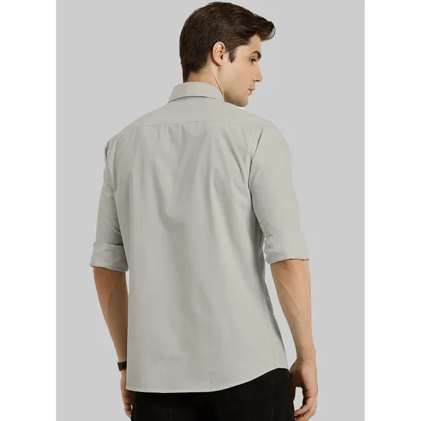 Grey_Premium_Cotton_Blend_Western_Shirt_For_Men
