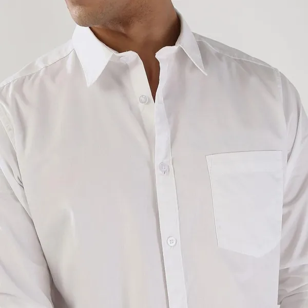 White_Premium_Cotton_Blend_Western_Shirt_For_Men