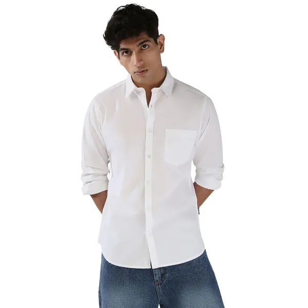 White_Premium_Cotton_Blend_Western_Shirt_For_Men