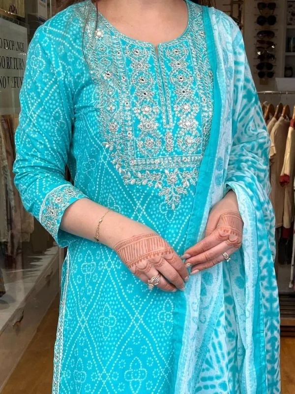 Light_Blue_Cotton_Regular_Kurta,_Salwar_&_Dupatta_Set_For_Women