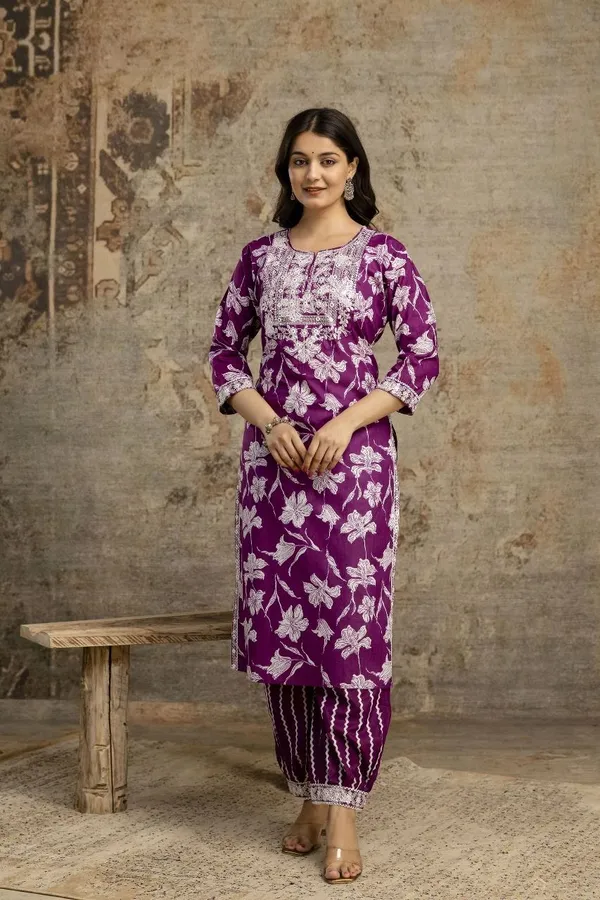 Purple_Cotton_Regular_Kurta,_Salwar_&_Dupatta_Set_For_Women