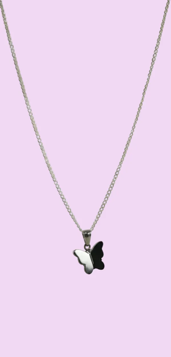Silver_Stainless_Steel_Obsidian_Flutter_Neckpeice_For_Women_And_Girls