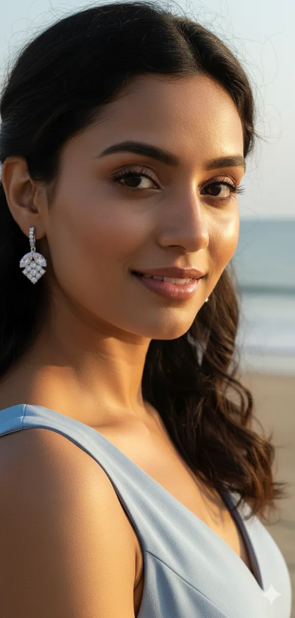 Tidal_Leaf_Drop_Korean_Earrings_For_Women